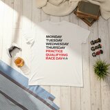  F1 race day - unisex majica bela | Eponuda.com