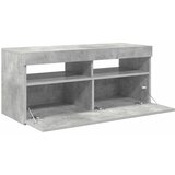 TV ormarić s LED svjetlima siva boja betona 90x35x40 cm | Eponuda.ba