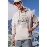 Medicine Pulover moška, bež barva, s kapuco | Shoptok.si