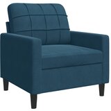  3-dijelni set sofa s jastucima plavi baršunasti | shoptok.hr