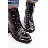 LU BOO Women's Boots Black Work Boots with Steel Frame Jacksy | ePonuda.com