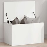  Kutija za pohranu bijela 60 x 35 x 35 cm od konstruiranog drva | shoptok.hr