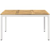  Stol za večeru u vrtu Bijela 141 x 80,5 x 75 cm | shoptok.hr