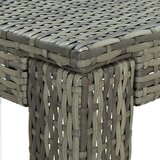  Vrtni barski stol sivi 100 x 60,5 x 110,5 cm od poliratana | shoptok.hr