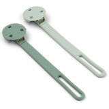 Liewood set 2 silikonskih priponk za dudo willow dusty mint peppermint mix | Shoptok.si