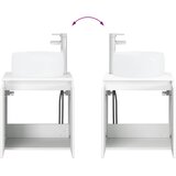  Umivaonik s policom Bijela visokog sjaja 49,5 x 44,5 x 66 cm | shoptok.hr