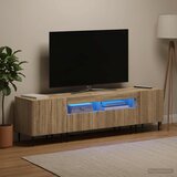  3-dijelni LED TV kabinet ZWOLLE Hrast sonoma Konstruirano drvo Cijene