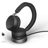 Jabra EVOLVE2 75, Link380c MS Stereo Stand Black, EVOLVE2 75 headset Black MS, Link 380 BT adapter USB-C MS, EVOLVE2 75 Deskstand USB-A,1.2m USB-C to USB-C cable, carry pouch, warranty and warning (safety leaflets) Cene