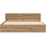  Krevetna konstrukcija Umjetnički hrast 203 x 185 x 70 cm | Eponuda.com