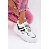 Boto Ladies Sneakers On Platform White-Black Ofenale Cene
