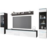 Livetastic Dnevni Regal Vera, Bela, Antracit, 4-Delno, Led Cene