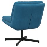 vidaXL stolac za opuštanje s rotacijom plava 63 x 75 x 76 cm baršun | shoptok.hr