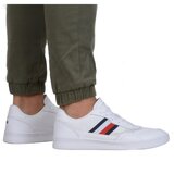 Tommy Hilfiger Nizke superge Court Cupsole Retro Lth Stripes Bela | Shoptok.si