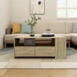 Furnova Klubska mizica sonoma hrast 102x55x42 cm inženirski les, (21915443) Cene