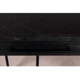 Dutchbone Črna stranska mizica 45x120 cm Class – | Shoptok.si