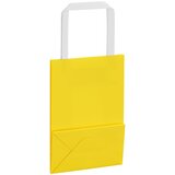 Papirnate vrećice 250 kom s ručkama žute 15x8x21 cm | shoptok.hr