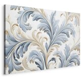 Slika - Baroque Ornaments in Light Cream-Blue Hues 30x20 Standard | shoptok.hr