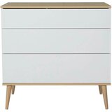 Qu-ax komoda flow white & oak Cene