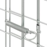  Kavez za zečeve Srebrno 300 x 100 x 210 cm Cinkani čelik | shoptok.hr