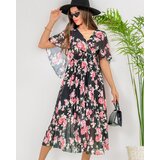 Resti Women's pleated floral midi dress | Eponuda.ba