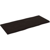 Stolna Mizna plošča temno siva 140x60x4 cm obdelana trdna hrastovina, (20818088) | Shoptok.si