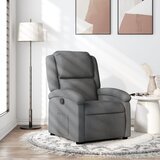 vidaXL naslanjač iz temno sivega blaga | Shoptok.si