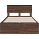  Konstrukcija postelje Rjav hrast 120 x 190 cm Konstruiran les, (5000103975) | Shoptok.si