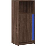 vidaXL Komoda s LED svjetlima boja hrasta 42,5 x 34 x 100 cm drvena | shoptok.hr