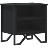 vidaXL Nočna omarica črna 40x30x40 cm iverna plošča, (21327307) | Shoptok.si