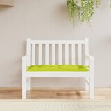 vidaXL Blazina za vrtno klop svetlo zelena 110x50x7 cm oxford tkanina Cene