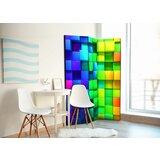  Paravan u 3 dijela - Colourful Cubes [Room Dividers] 135x172 | shoptok.hr