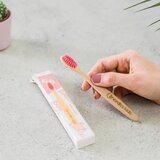 NORDICS četkica za Zube za Decu od Bambusa Soft Medium - Roze | Kozmo