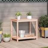  Stol za sadnju s policom 82,5 x 50 x 75 cm od masivne duglazije | shoptok.hr