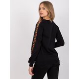 RUE PARIS Sweatshirt-RV-BL-7458.16-black | Shoptok.si