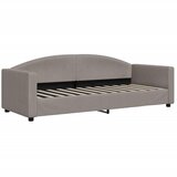  Dnevni krevet na razvlačenje smeđesivi 80 x 200 cm od tkanine | shoptok.hr