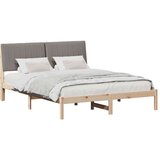  Konstrukcija postelje Rjava 150 x 200 cm Masivno borovo les, (5000084292) | Shoptok.si