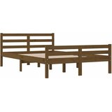  Okvir za krevet od masivnog drva smeđa boja meda 140 x 190 cm | Eponuda.ba