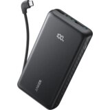 Anker Zolo Power Bank (20K, 22.5W, Built-In USB-C Cable) Black 1x USB-A, 2x USB-C | Eponuda.ba