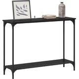  Konzolna stolica s policom Crni hrast 101 x 30.5 x 75 cm | Eponuda.ba