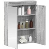  Kupaonski ormar s ogledalom TULUM Siva Sonoma 60 x 16,5 x 78 cm | shoptok.hr