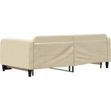  Dnevni krevet na razvlačenje krem 100 x 200 cm od tkanine | shoptok.hr
