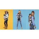 Lionelo dječja nosilica - klokanica MARGAREET za ramena, srebrn-siva, 5g JAMSTVA | shoptok.hr