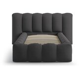 Micadoni antracitno siva oblazinjena postelja s prostorom za shranjevanje z letvenim dnom 90x200 cm lupine – | Shoptok.si