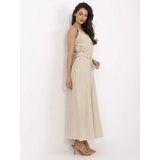 Italy Moda Dress-MI-SK-A6401.00-beige | Shoptok.si