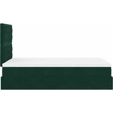  Okvir za krevet s madracima tamnozeleni 120x190 cm baršunasti | shoptok.hr