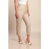 Fenzy Kožne Hlače 7/8 Veličine Za Veće Grudi, Krem | shoptok.hr
