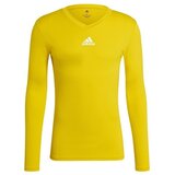 Adidas Funkcionalna majica 'Team Base' rumena / bela | Shoptok.si