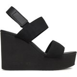 Calvin Klein Jeans Sandali Wedge Sandal Webbing In YW0YW01790 Črna | Shoptok.si