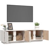 TV ormarić bijeli 140 x 40 x 40 cm od masivne borovine | Eponuda.ba