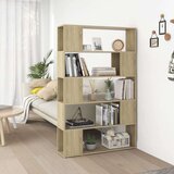 vidaXL ormarić za knjige / pregrada boja hrasta 100x24x155 cm iverica Cijene